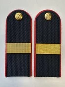 Погоны Полиции на китель темно-синие КАРТОН Звание Старший Сержант 13 см