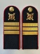 Погоны Полиции на куртку темно-синие КАРТОН Звание Сержант 13 см