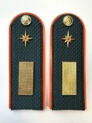 Погоны МЧС 14х5см ПЛАСТИК с фурнитурой звание Старшина