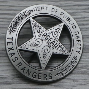 Значок рейнджера США Texas Rangers 4.5 см