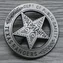 Значок рейнджера США Texas Rangers 4.5 см