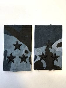 Фальш погоны ФСИН на бушлат звание Полковник цвет синяя кукла