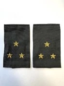Фальш погоны МВД старого образца звание Старший лейтенант 9х5 см цвет серый