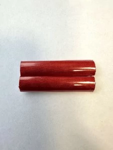 Планка форменная за легкое ранение двойная цвет красный