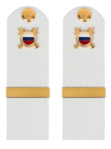 Погоны МВД внутренняя служба на рубашку белые КАРТОН Звание Ефрейтор 15см