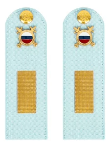 Погоны МВД внутренняя служба на рубашку голубые КАРТОН Звание Старшина 15см