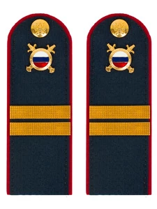 Погоны МВД внутренняя служба темно-синие КАРТОН Звание Младший Сержант 15см