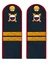 Погоны МВД внутренняя служба темно-синие КАРТОН Звание Младший Сержант 15см