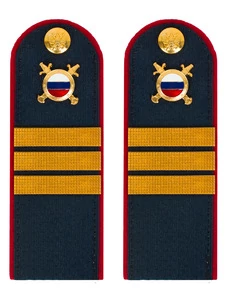 Погоны МВД внутренняя служба темно-синие КАРТОН Звание Сержант 15см