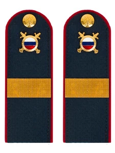 Погоны МВД внутренняя служба темно-синие КАРТОН Звание Старший Сержант 15см