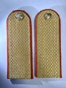 Погоны МЧС золотые с фурнитурой Картон звание Рядовой