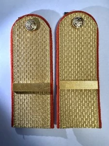 Погоны МЧС золотые с фурнитурой Картон звание Ефрейтор