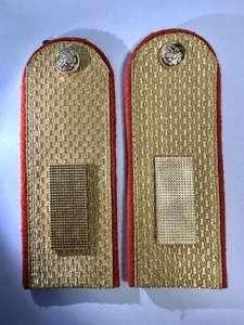 Погоны МЧС золотые с фурнитурой Картон звание Старшина