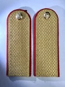 Погоны Полиции золотые КАРТОН Звание Рядовой 14 см