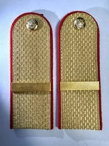 Погоны Полиции золотые КАРТОН Звание Ефрейтор 14 см