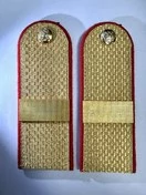 Погоны Полиции золотые КАРТОН Звание Старший Сержант 14 см