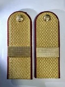 Погоны ФСИН золотые звание Старший Сержант картон 14х5 см