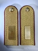 Погоны ФСИН золотые звание Старшина картон 14х5 см