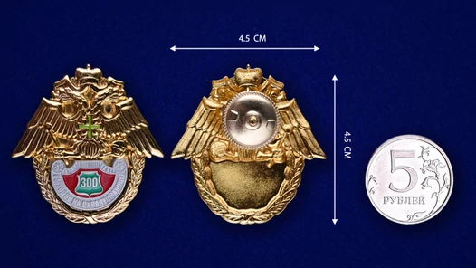 Знак "300 выходов на охрану границы" №234(661)