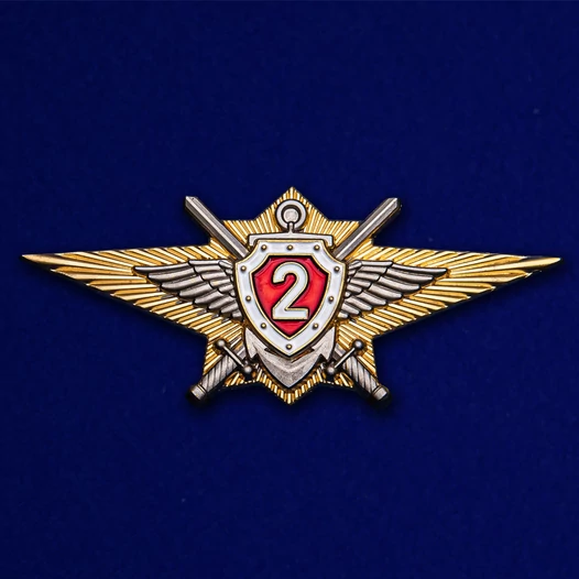 Знак Росгвардии "Классная квалификация" (специалист 2-го класса) для военнослужащих, проходящих военную службу по контракту №2495