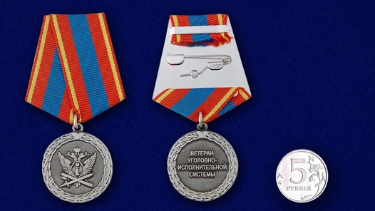 Медаль "Ветеран уголовно-исполнительной системы" Учреждение: 10.11.2005 №400