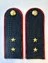 Погоны Полиции на Китель синие КАРТОН Звание Прапорщик Пришивные