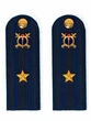 Погоны Юстиции в сборе на куртку картон звание Майор 12 см