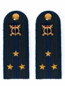 Погоны Юстиции в сборе на куртку картон звание Старший лейтенант 12 см