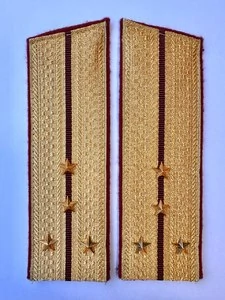 Погоны Росгвардии ФСВНГ парадные золотые 17см Скос звание Капитан