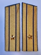 Погоны парадные ФСБ золотые картон звание Майор 17см Скос