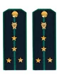 Погоны Прокуратуры темно-синие ПЛАСТИК 14см Звание Капитан