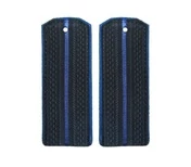 Погоны ФСБ/ФСО повседневные на куртку 1 просвет галун картон (2211077) 14х5,5см