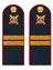 Погоны Полиции темно-синие КАРТОН Звание Младший Сержант 15см