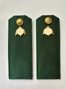 Погоны Росгвардии ФСВН 14х5 см ПЛАСТИК звание Рядовой цвет сосна зеленая