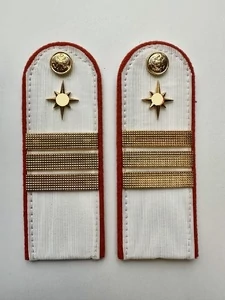 Погоны МЧС белые на рубашку Сержант Картон