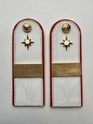 Погоны МЧС белые на рубашку Старший сержант Картон