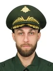 Фуражка Министерства Обороны офисная с вышивкой золотыми нитками цвет зеленый