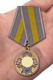 Сувенирная медаль "За заслуги" (СК России) Учреждение: 08.08.2008 №1739А