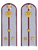 Погоны ФСИН на рубашку картон звание Cтарший лейтенант 12 см