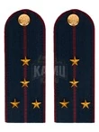Погоны ФСИН на КИТЕЛЬ картон звание Капитан 12 см