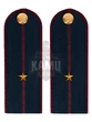 Погоны ФСИН на КИТЕЛЬ картон звание Мл. лейтенант 13 см