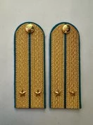 Погоны ФССП парадные золотые с фурнитурой звание Лейтенант Картон 13см