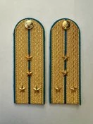 Погоны ФССП парадные золотые с фурнитурой звание Капитан Картон 12см