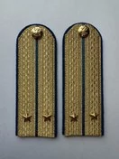 Погоны Юстиции золотые на китель Картон звание Лейтенант 13 см