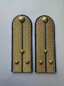 Погоны Юстиции золотые на китель Картон звание Старший Лейтенант 13 см