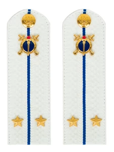Погоны Юстиции белые КАРТОН звание Лейтенант 13см