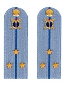 Погоны Юстиции на рубашку в сборе картон Звание Старший лейтенант 13 см