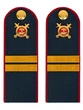 Погоны Полиции темно-синие КАРТОН Звание Младший Сержант 12см