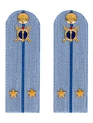 Погоны Юстиции на рубашку в сборе картон Звание лейтенант 12 см