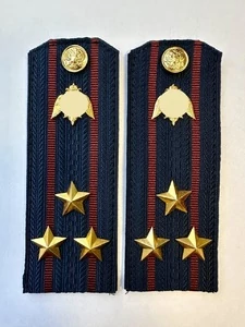 Погоны Росгвардии ФСВНГ на куртку 13,5 см ПЛАСТИК звание Полковник цвет темно-синий